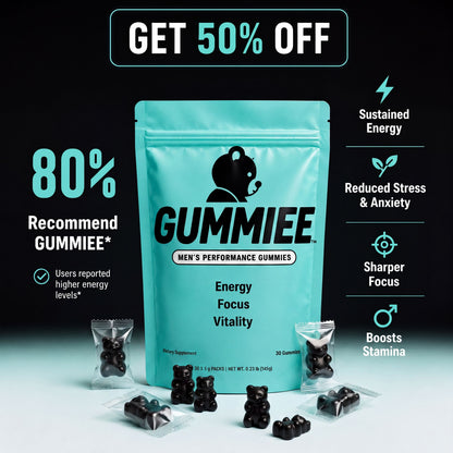 Daily Energy & Focus Gummies For Men