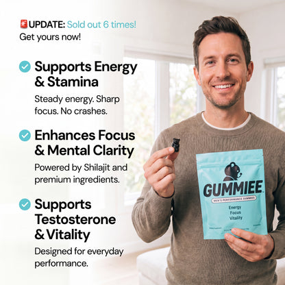 Daily Energy & Focus Gummies For Men